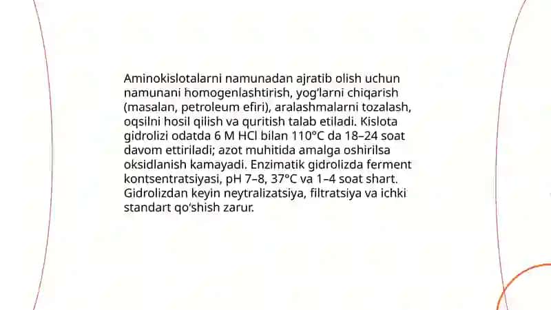 AMINAKISLATALARNI AJRATIB OLISH VA INDUFIKATSIYA USULI 3