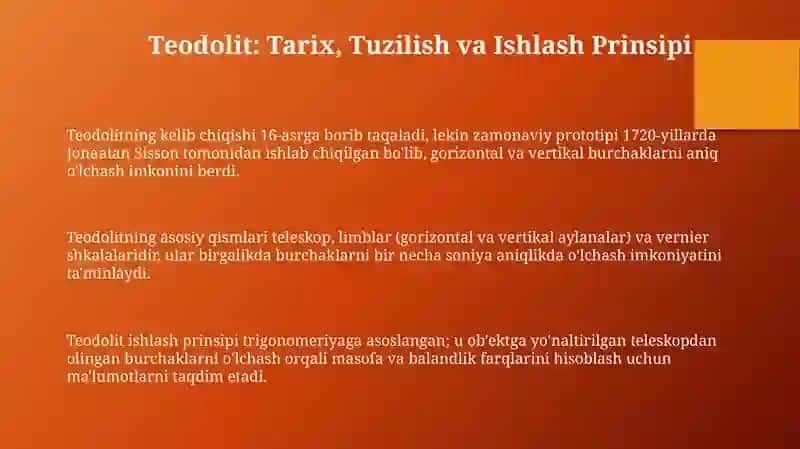 Teodolitning arxeologik ahamiyati 3
