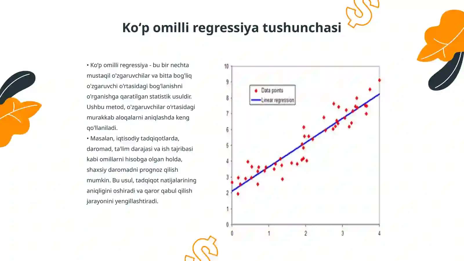 Koʻp omilli regressiya 3
