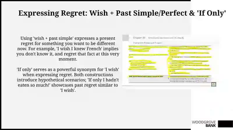 Presentation on Wishes and related verbs 3