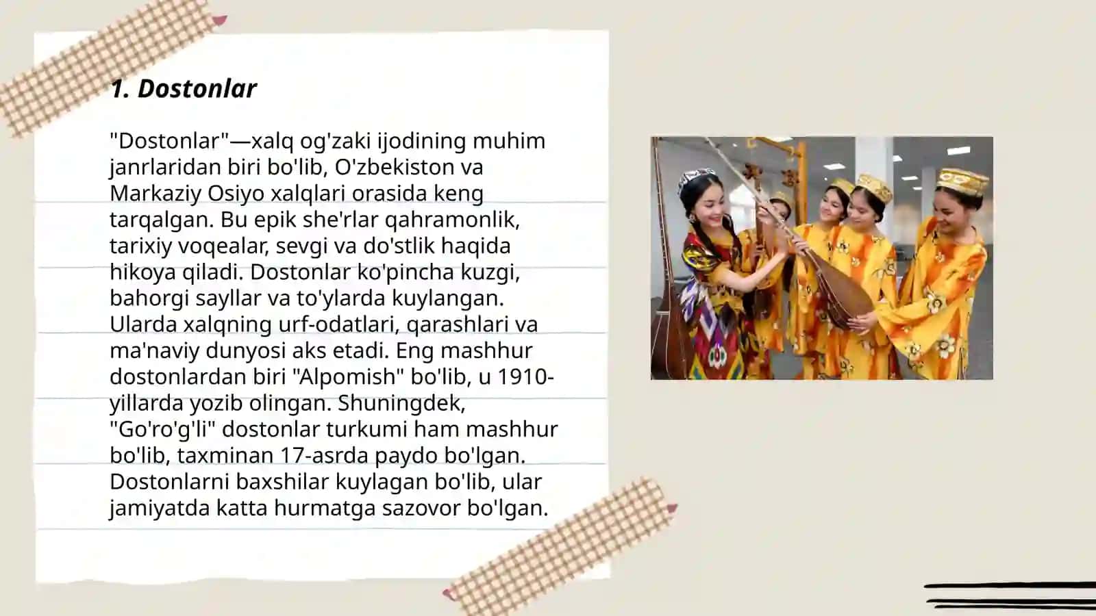 Xalq og'zaki ijodi namunalari 3