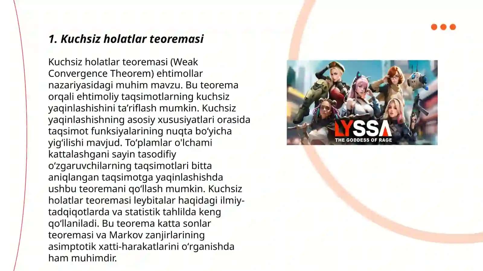 Dinamikaning asosiy teoremalari 3