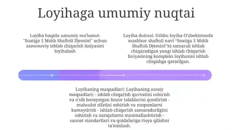 Soatiga 5 Mshb Shaftoli Djemini Ishlab Chiqarish Linyasini Loyihalash 3