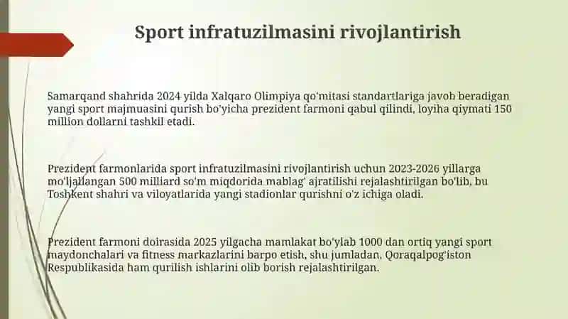 Sport toğrisida prezident formonlari 3