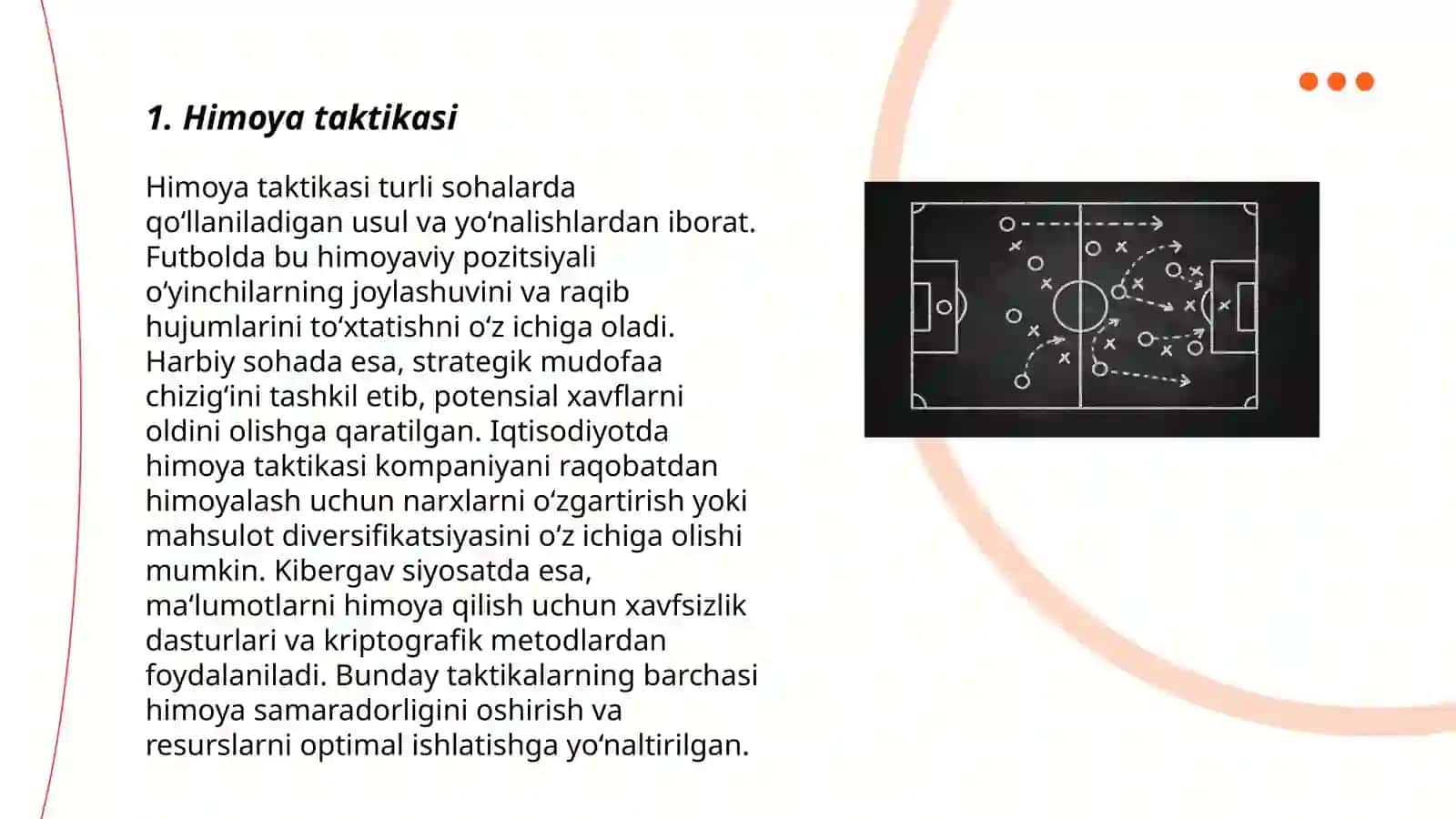 Himoya taktikasi 3