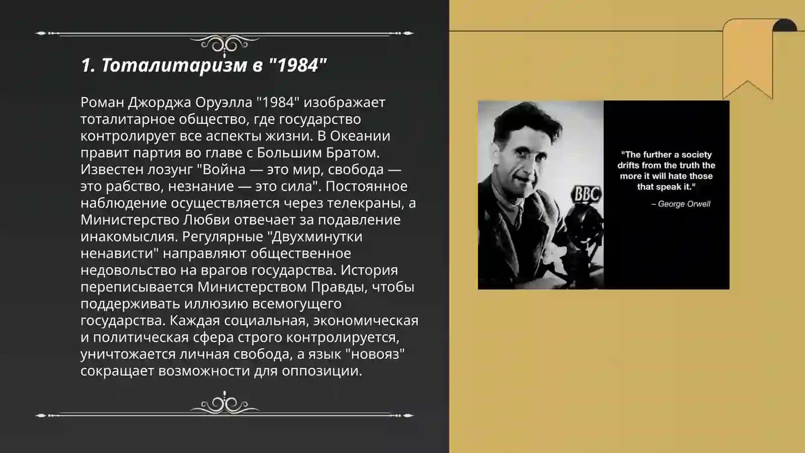Роман "1984" Джорджа Оруэлла 3