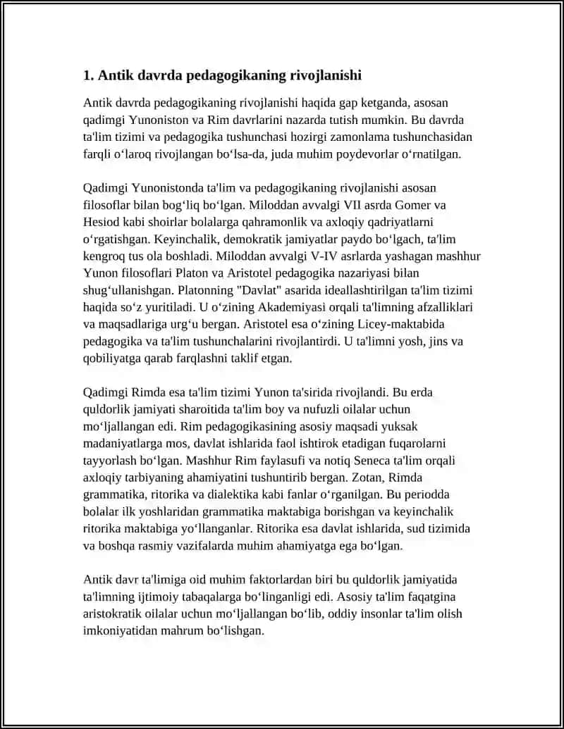UMUMIY PEDAGOGIKA RIVOJLANISH TARIXI 3