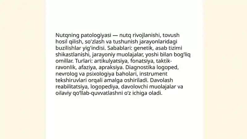 Nutqning patalogiyasi 3