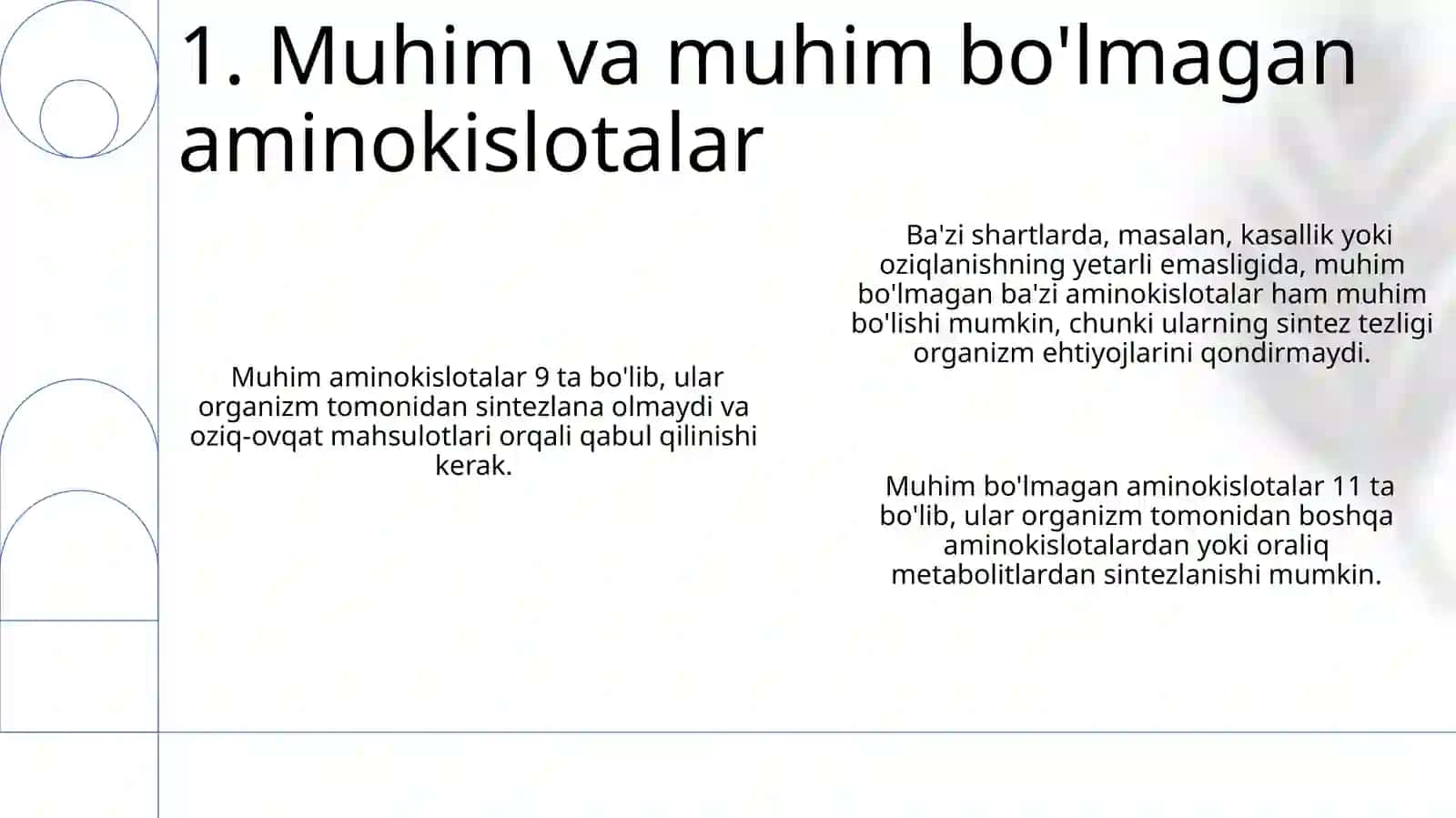 Aminokislotalarning umumiy almashinuvi 3