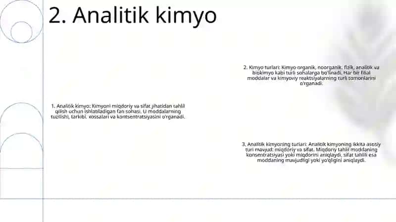 Kimyo Turlari 3