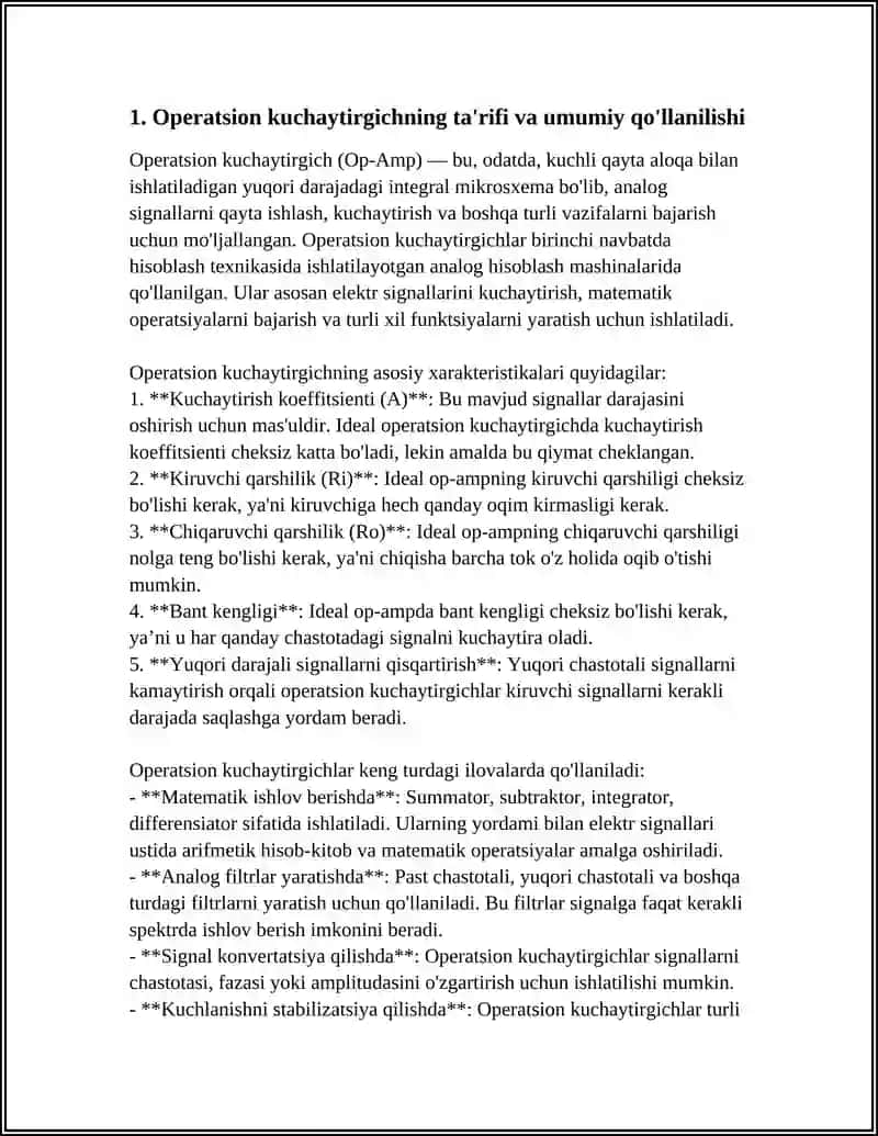 OPERATSION KUCHAYTIRGICHLAR 3