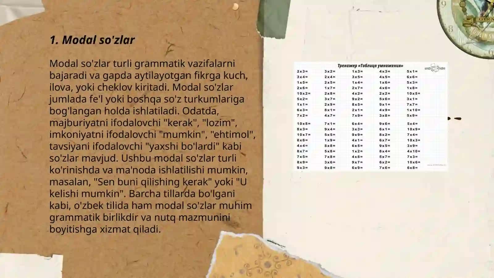 Shevalarda yordamchi soʻz turkumlari 3
