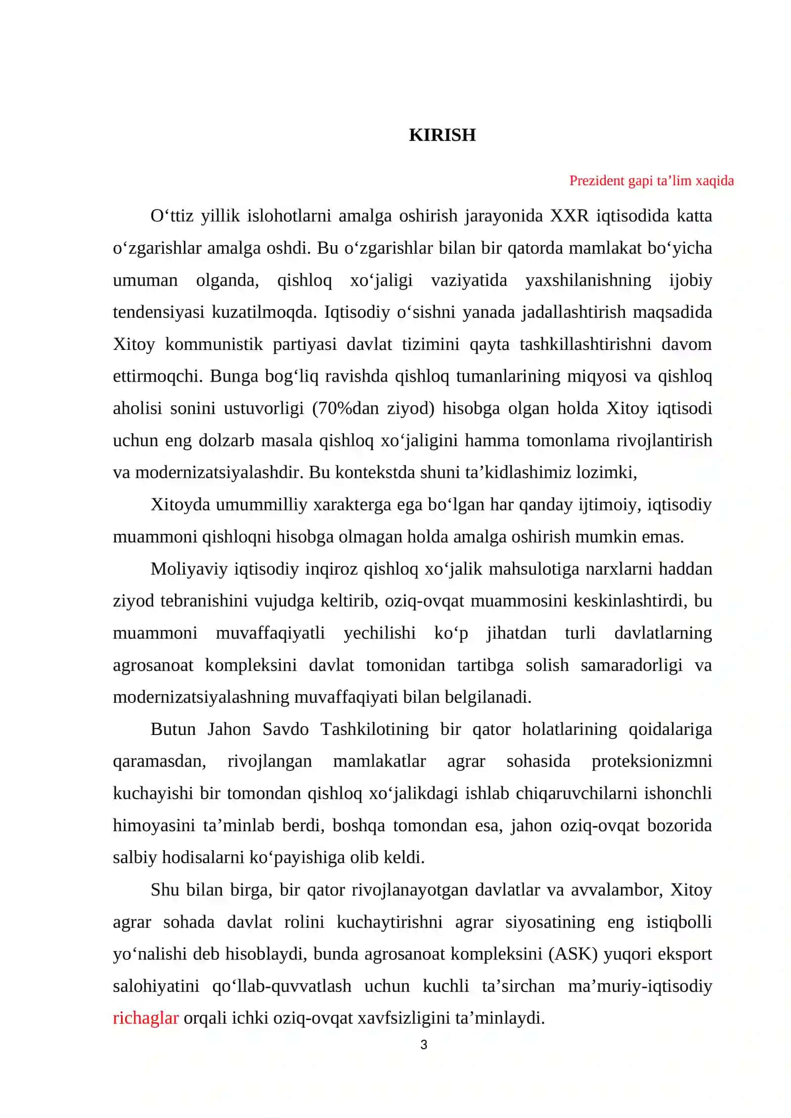 XITOYDAGI AGRAR ISLOHATLAR TARIXI VA BUGUNI 3