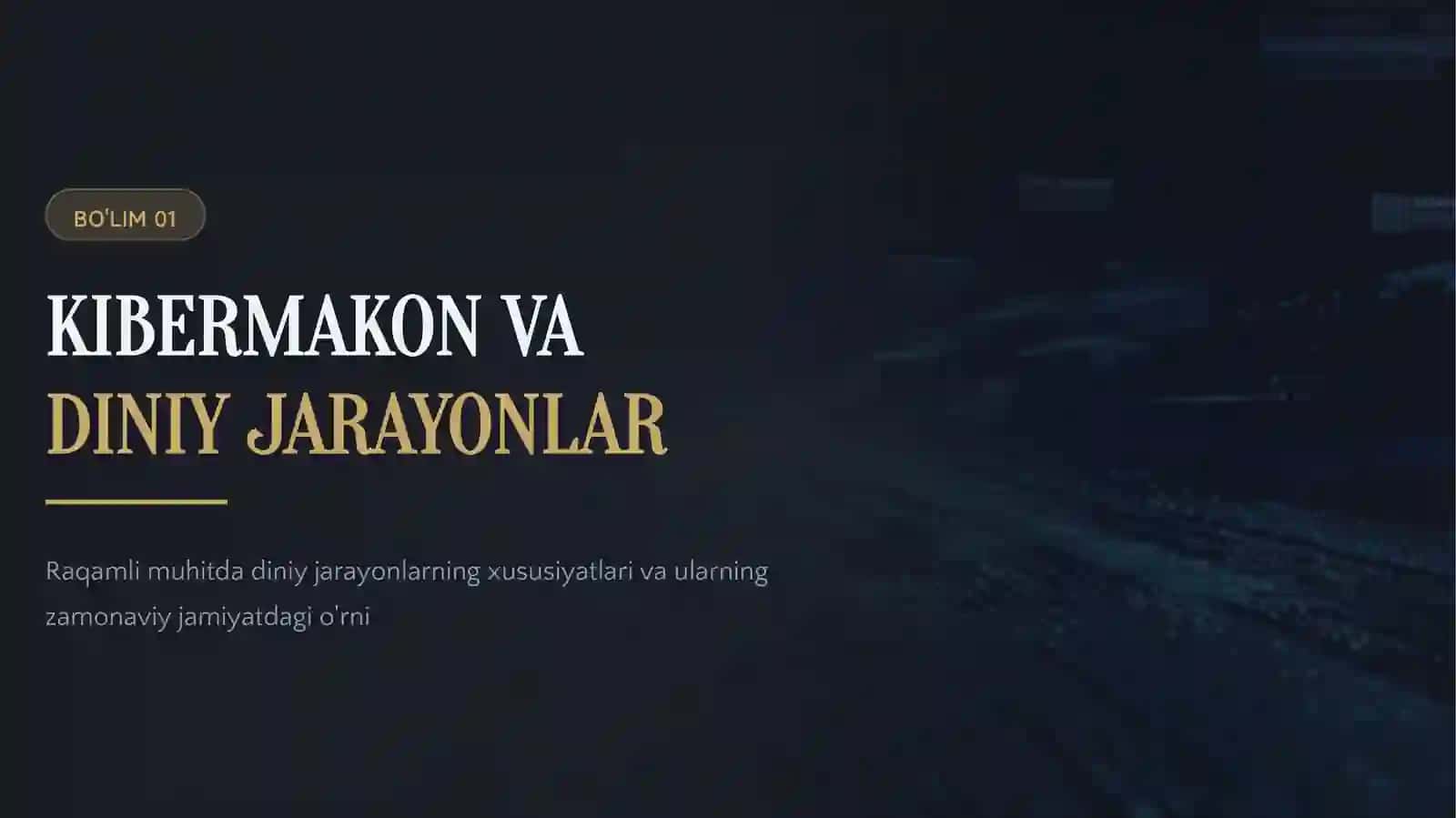 DINSHUNOSLIK FANIDAN KIBERMAKONDA MISSIONERLIK 3