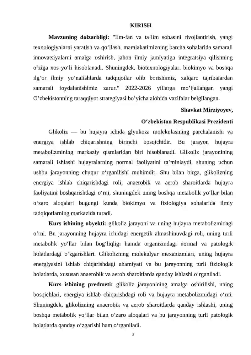 glikoliz va uning hujayra metabolizmidagi oʻrni 3
