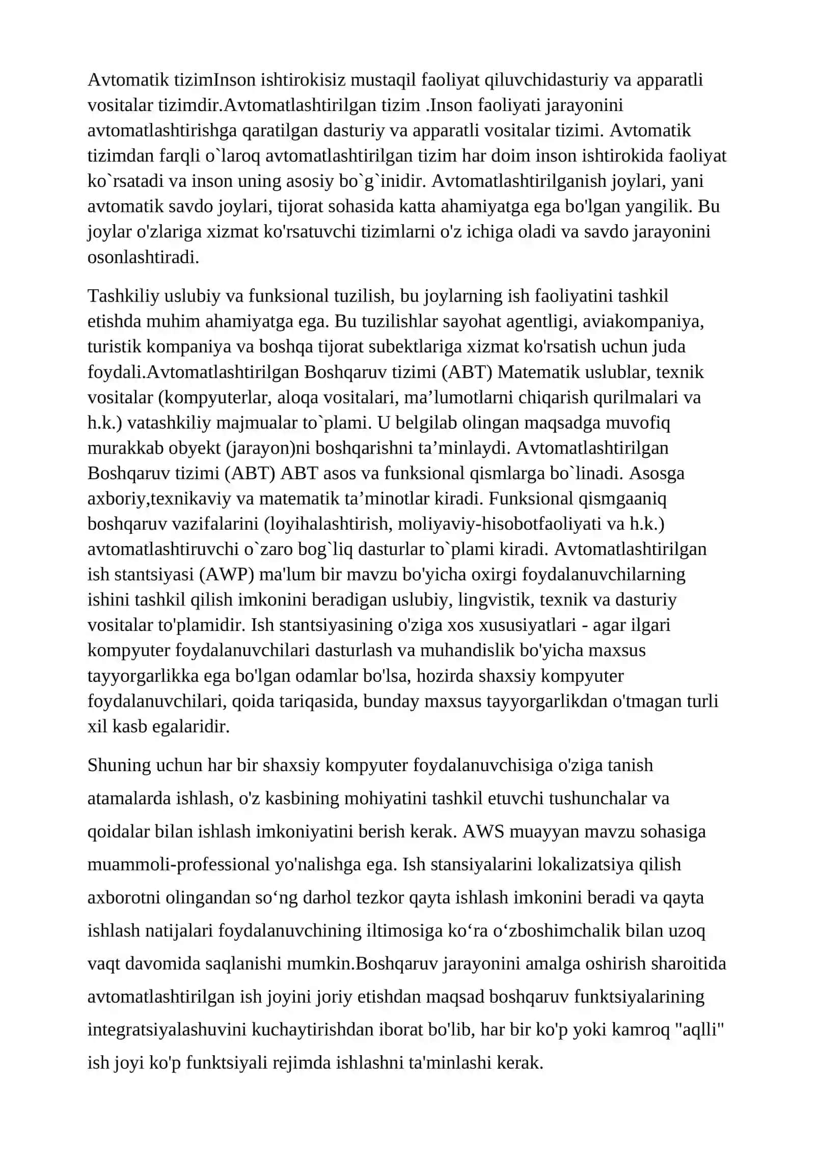 Avtomatlashtirilgan tijorat tizimlari 3
