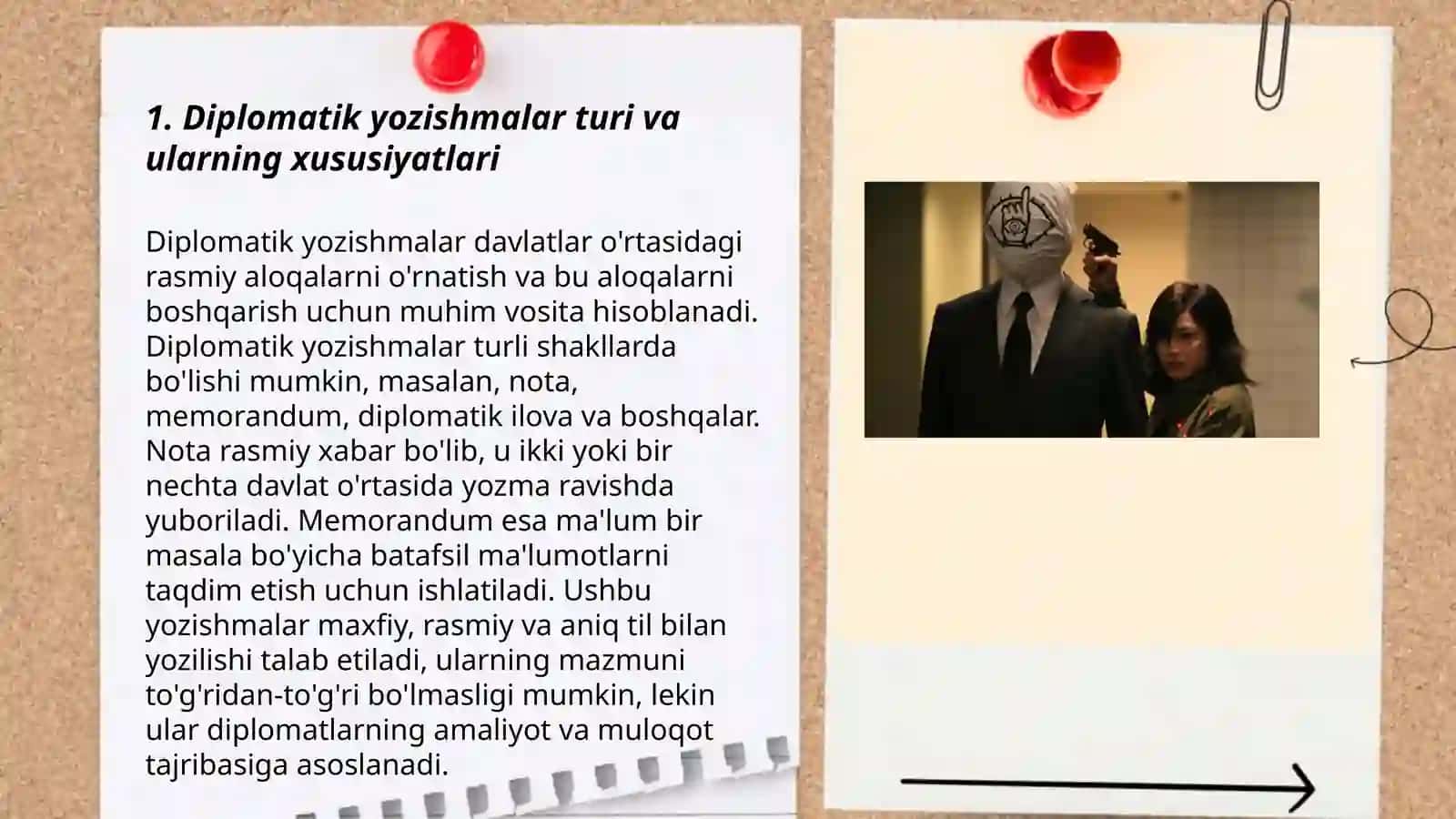 Diplomatik va tijorat yozishmalari 3