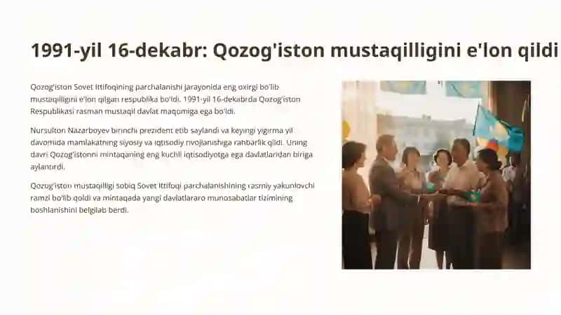 Markaziy Osiyo davlatlari: Mustaqillikdan rivojlanishga 3