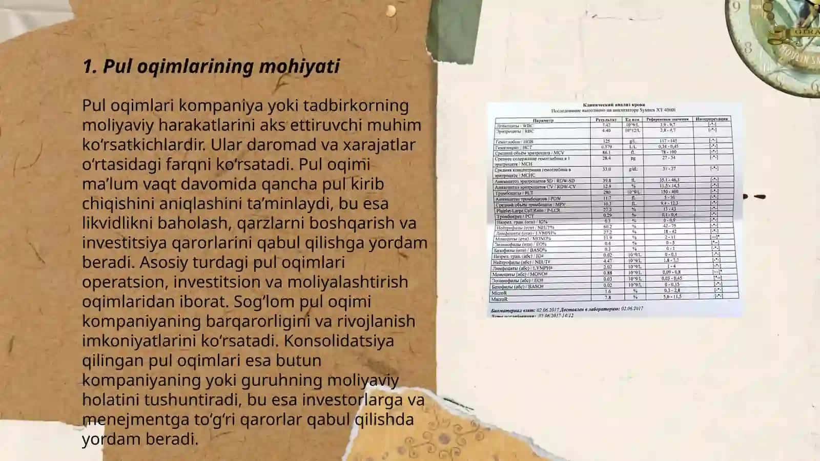 Pul oqimlarining tahlili 3