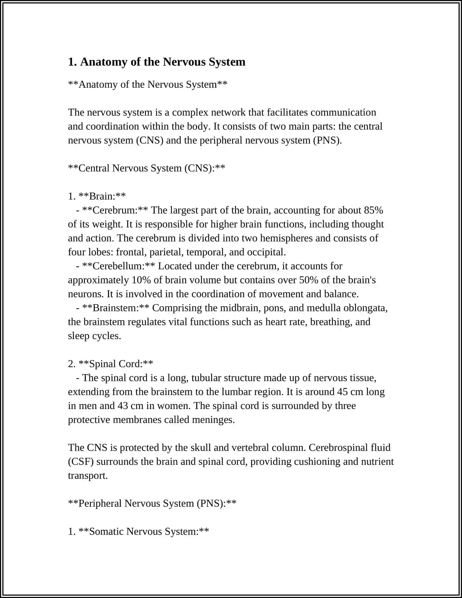 THE NERVOUS SYSTEM 3