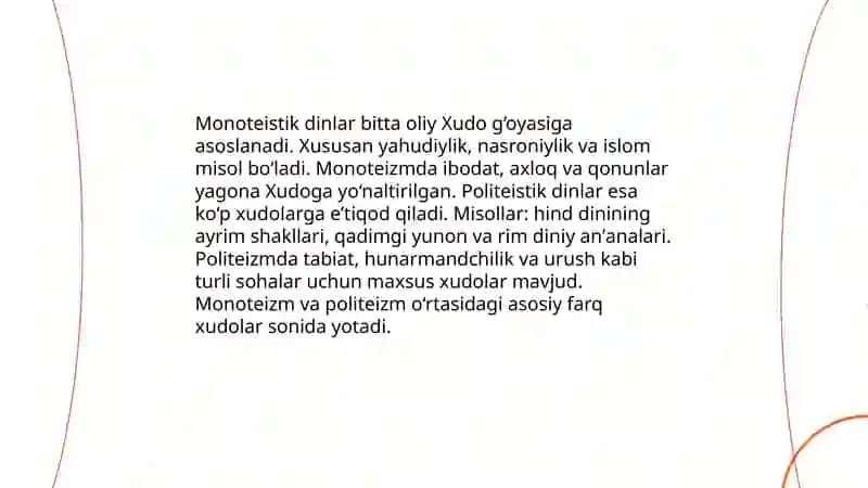Dinlar tasnifi 3