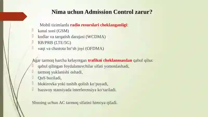 Kirishninazoratqilish(Admission Control) 3