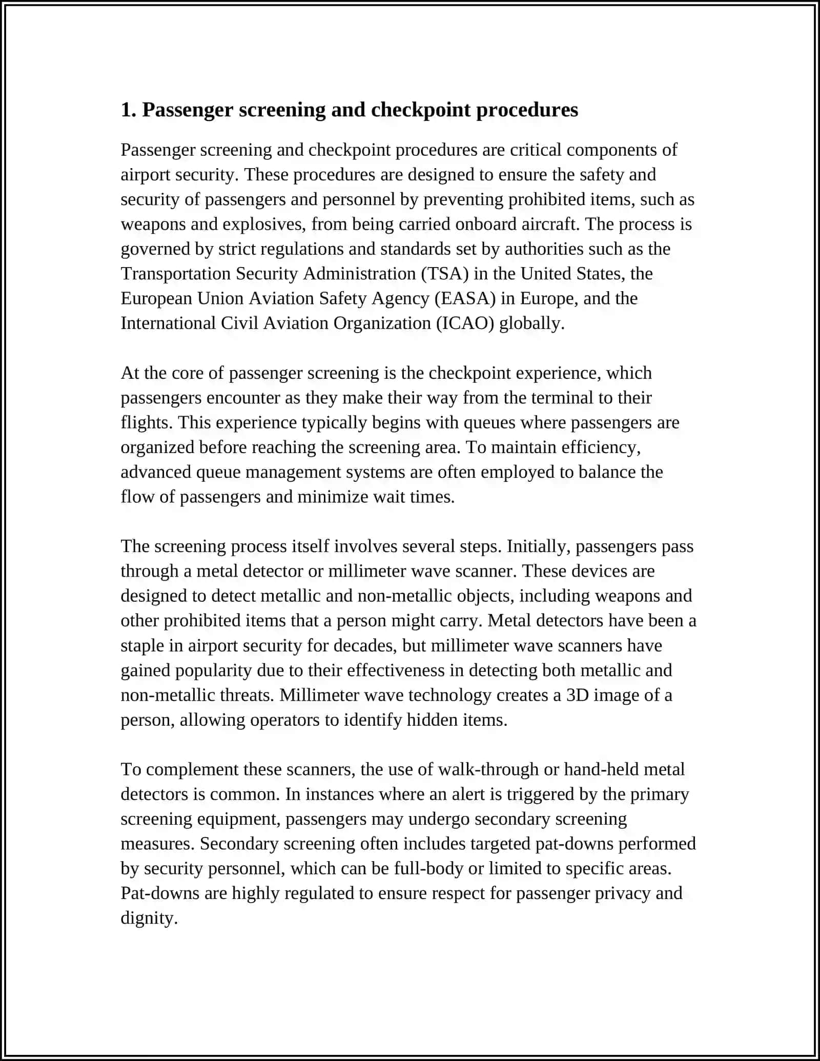 REFERAT Theme: AIRPORT’S SECURITY 3