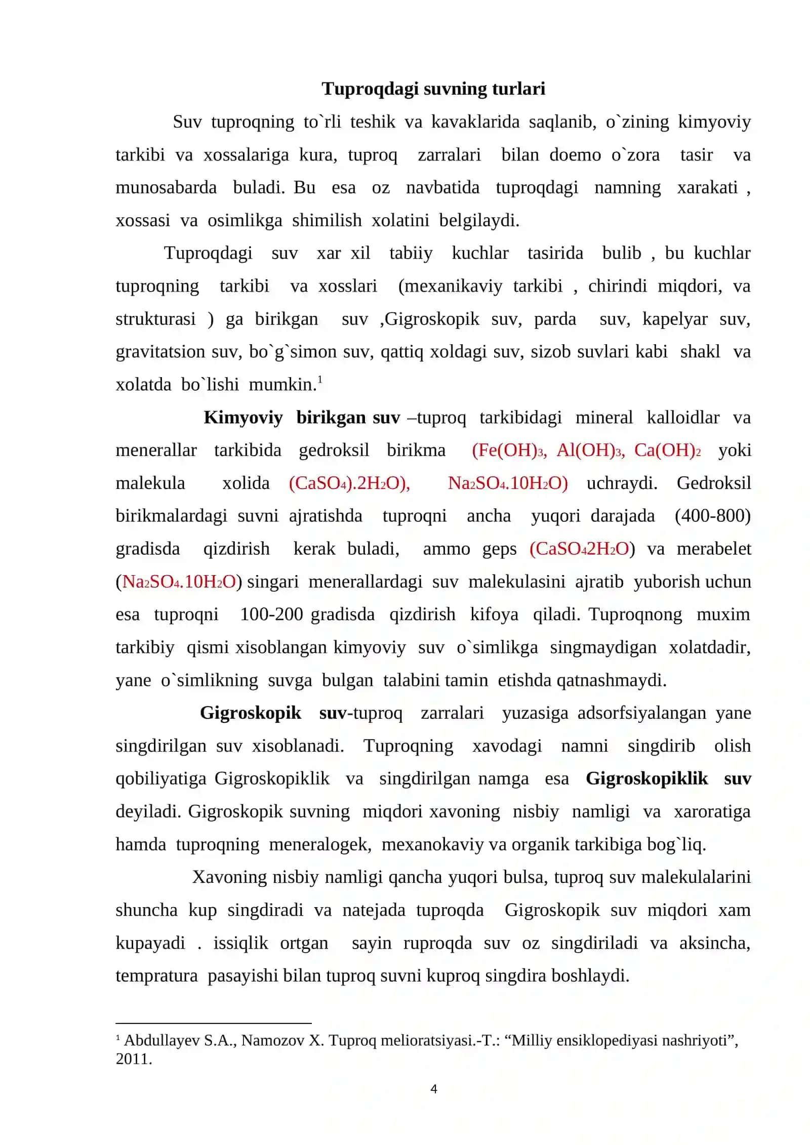 Tuproqdagi suvning axamiyati beqiyos 3