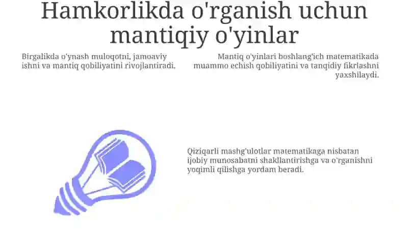 Mantiqiy O'yinlar Matematikaga Qo'llanma 3