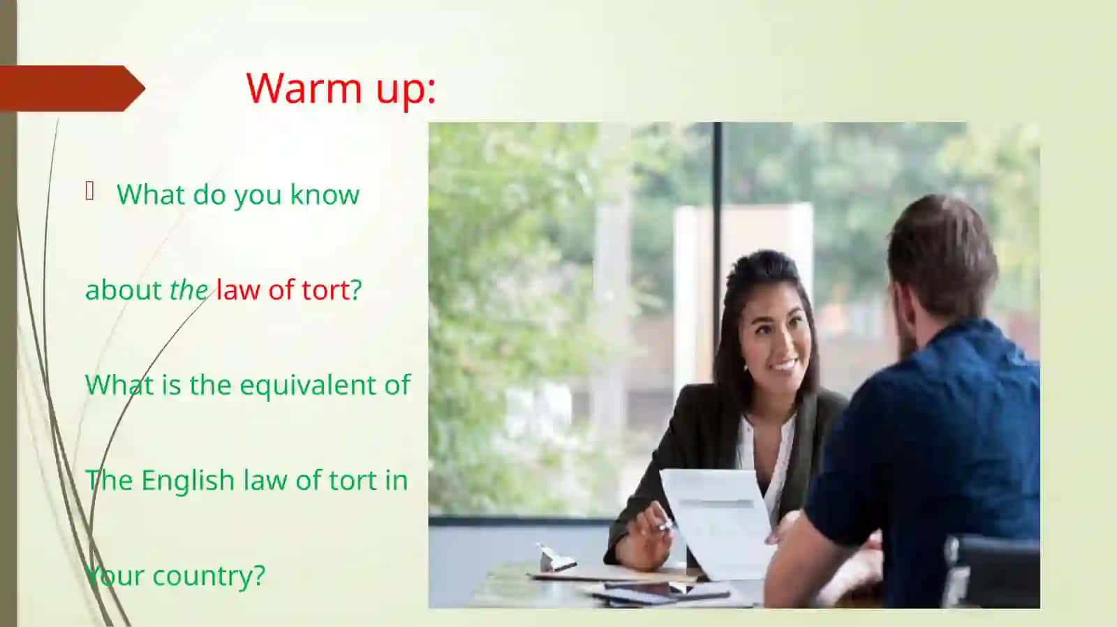 The language of the law of tort 3