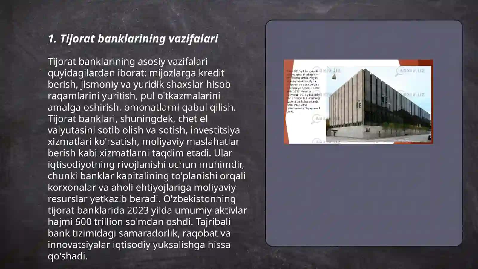 Tijorat banklar operatsiyasi 3