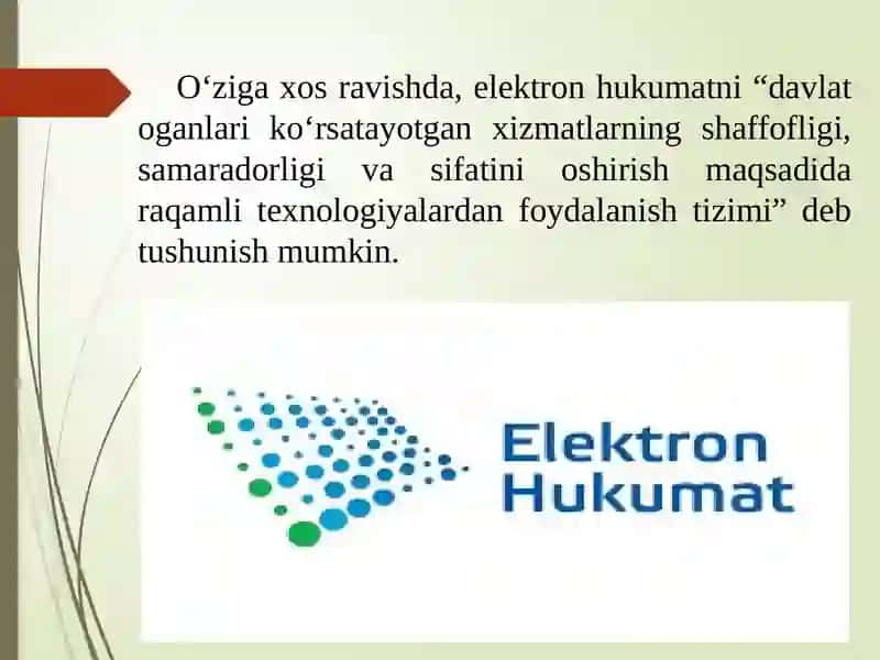 Elektron hukumat tizimi 3