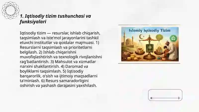 Iqtisodiy tizim turlari 3