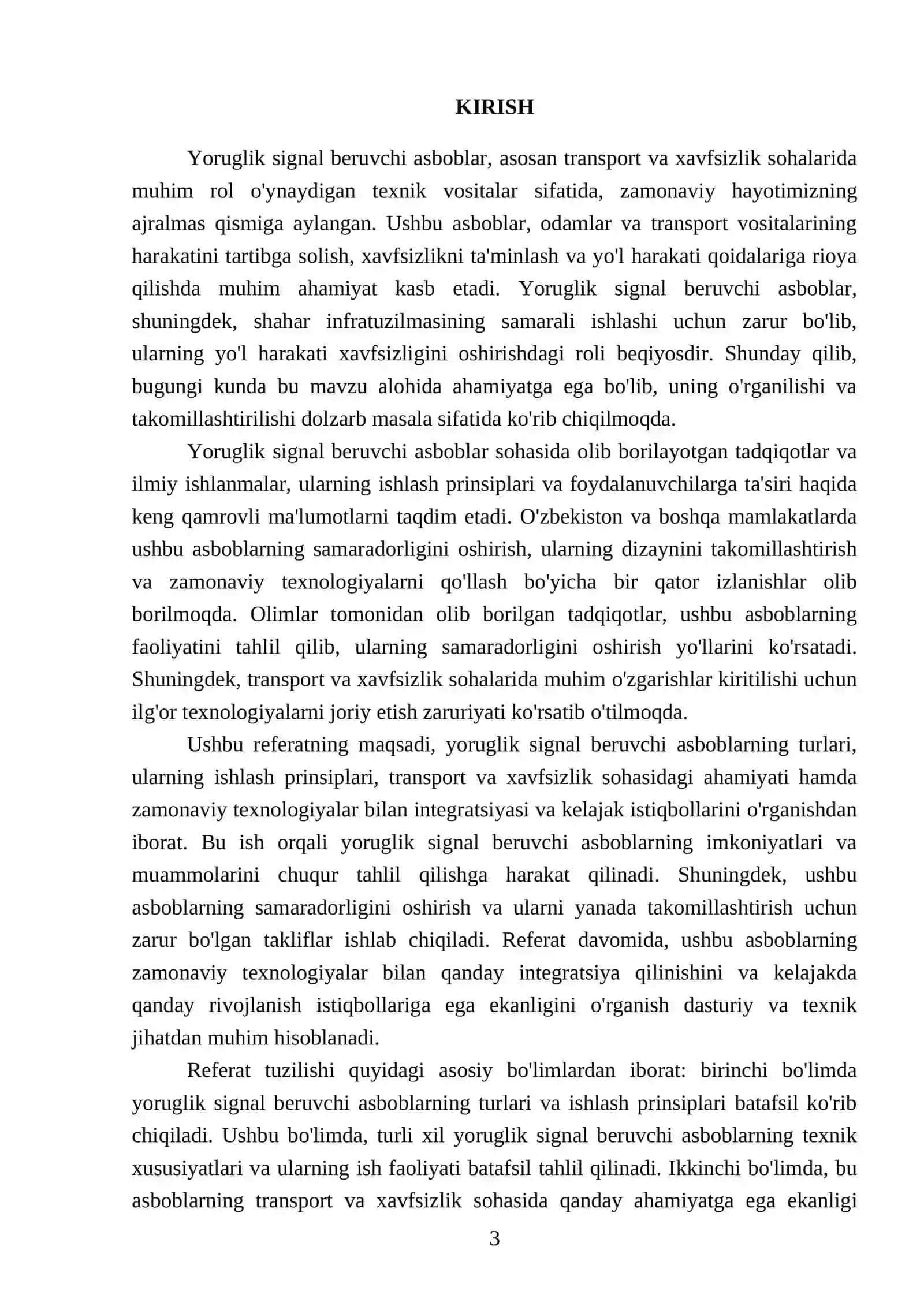 Yoruglik signal beruvchi asboblar 3