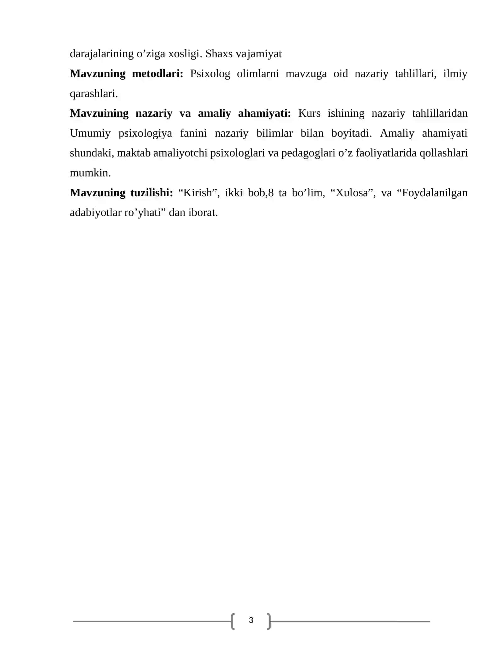 Shaxs rivojlanishi haqida tushuncha 3