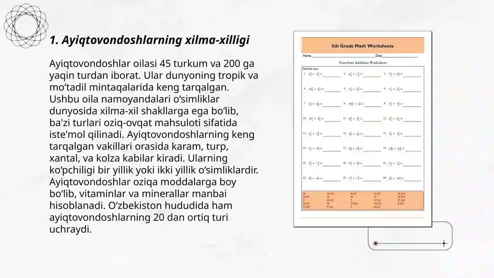 Ayiqtovondoshlar sinfi 3