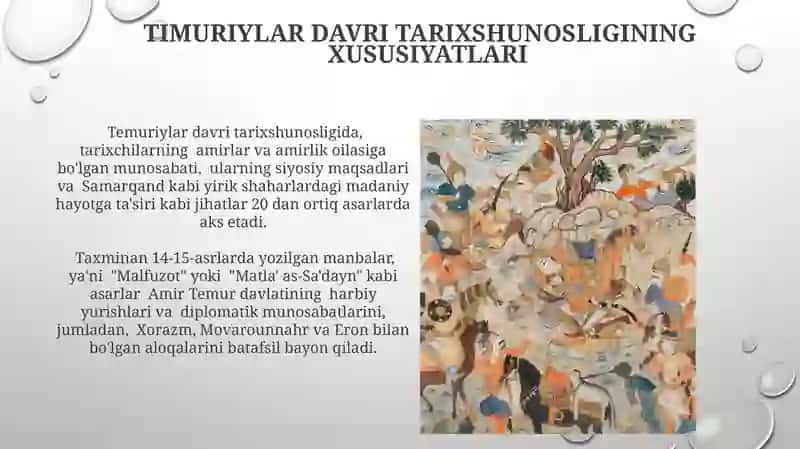 Temuriylar davri tarixshunosligi 3