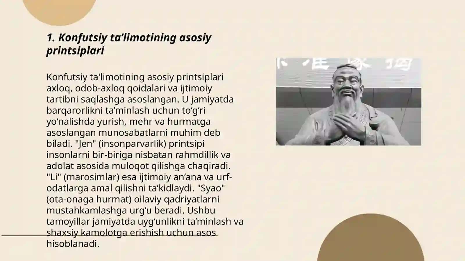 Konfutsiylik ta’limoti an’ana va marosimlar 3
