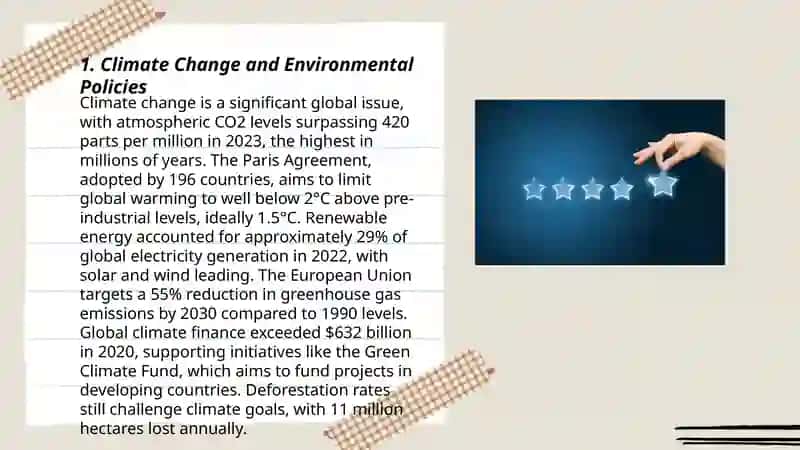 Climate Change and Environmental Policies 3