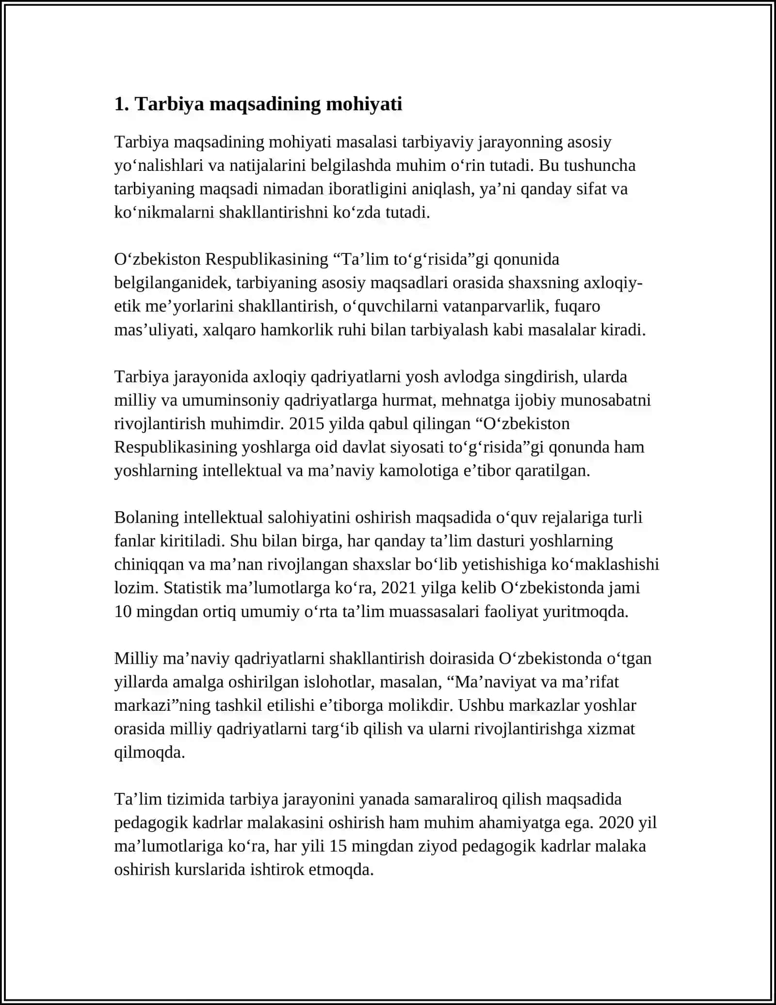TARBIYANING MAQSADI VA VAZIFALARI 3