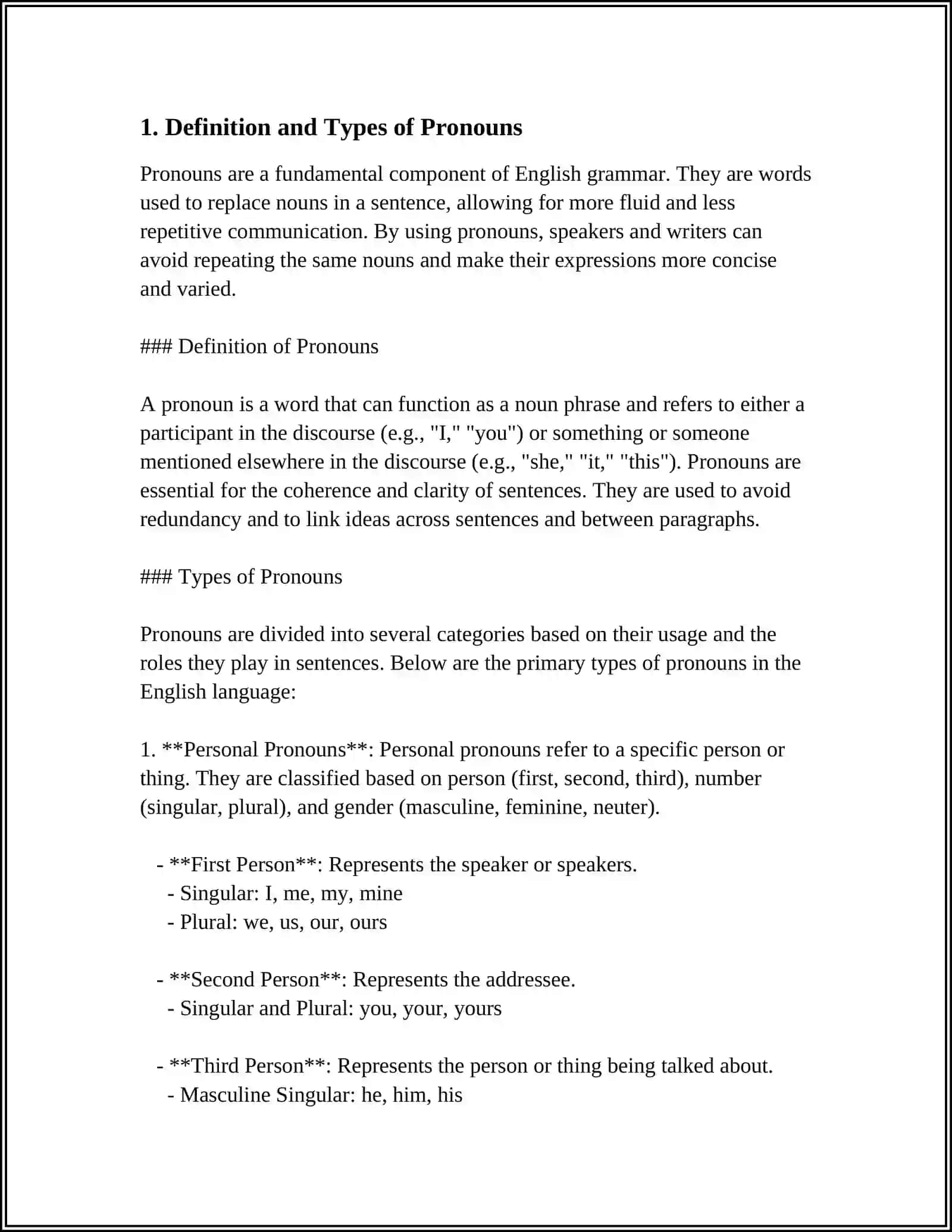 MUSTAQIL ISH PRONOUNS 3