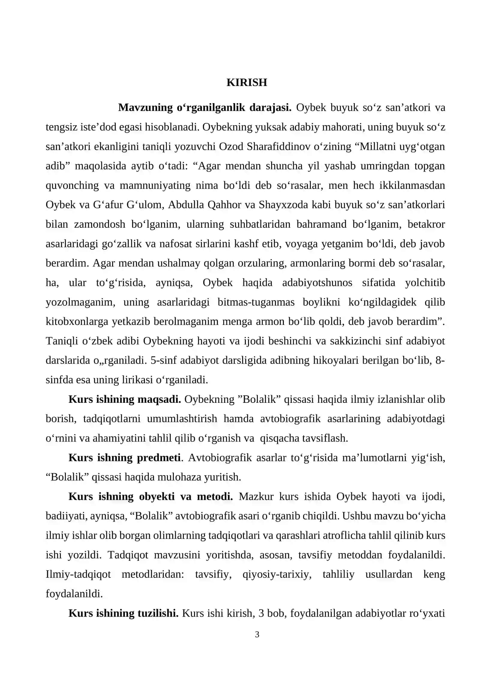 “Bolalik” qissasi avtobiografik asar sifatida 3
