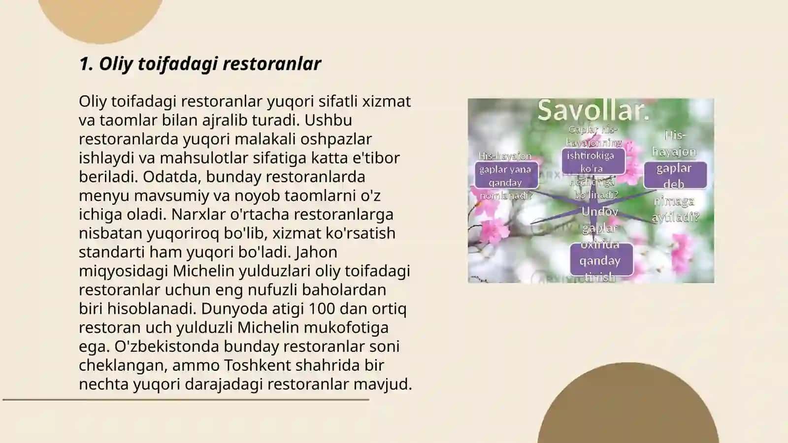 Oliy toifadagi restoranlar 3