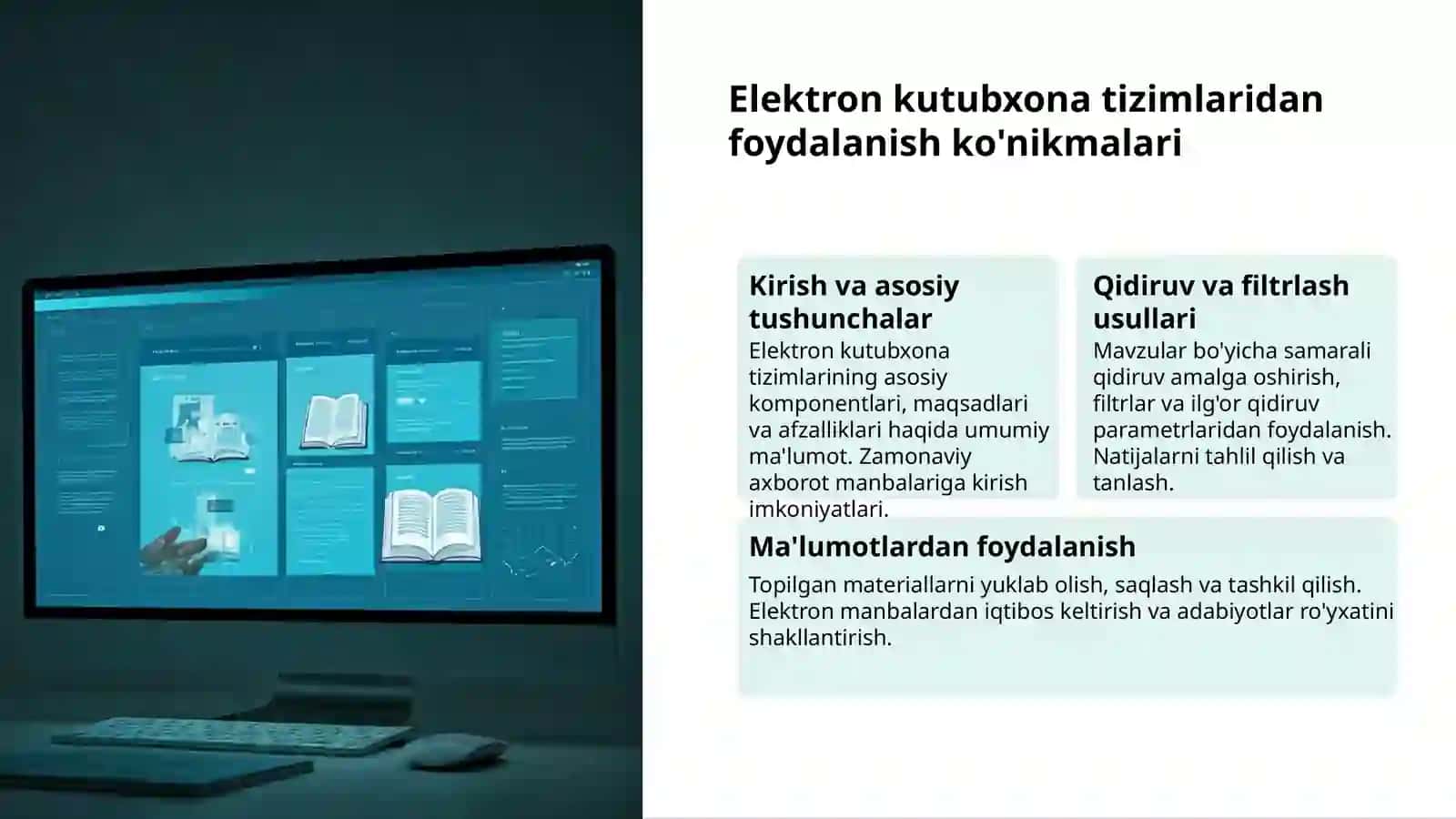 Elektron resurslar: zamonaviy ish madaniyati 3