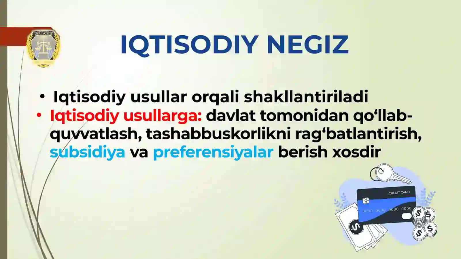 Jamiyatning iqtisodiy negizlari 3