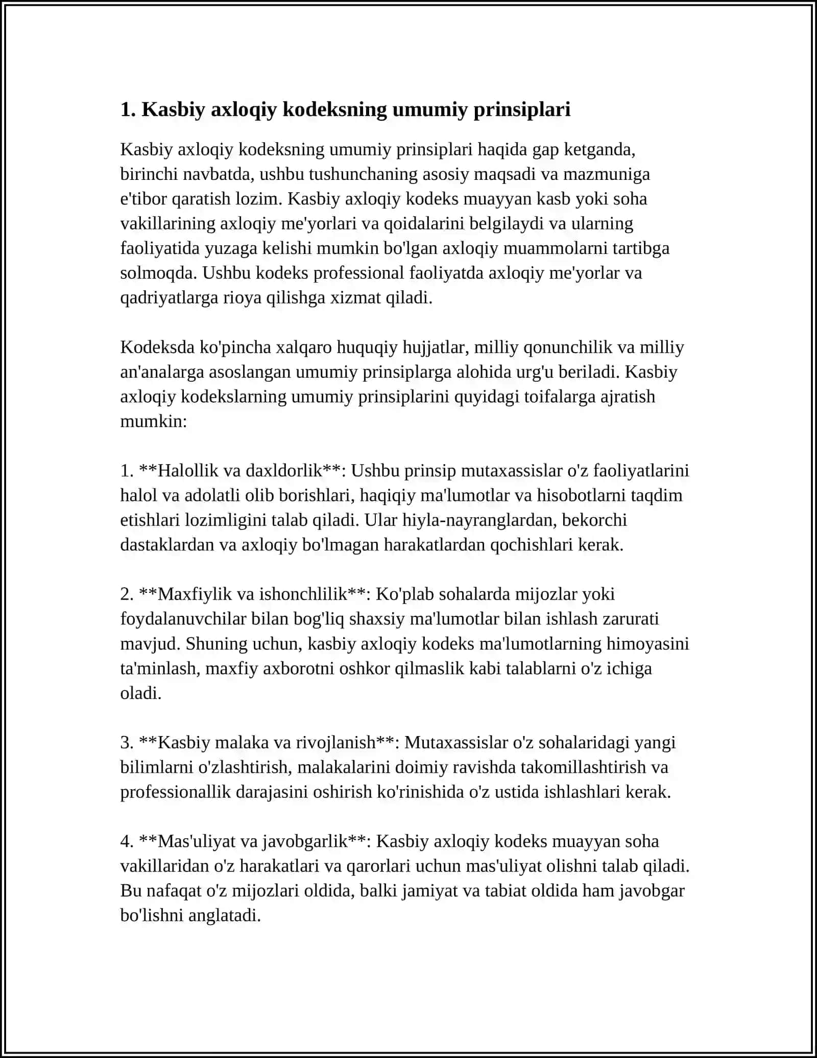 IJTIMOIY HODIMNI KASBIY AXLOQIY KODEKSI 3