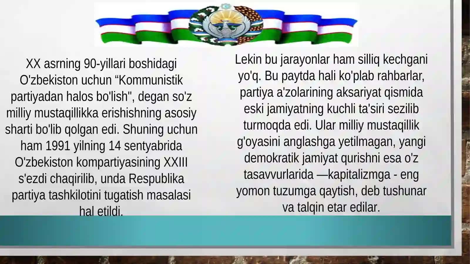 O’ZBEKISTONNING YANGI TARIXI 3