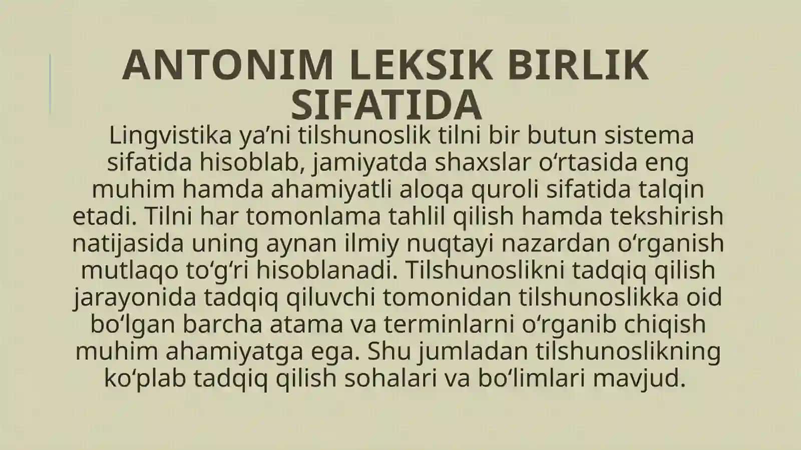 o'zbektilshunosligida antonimiya hodisasi talqini 3