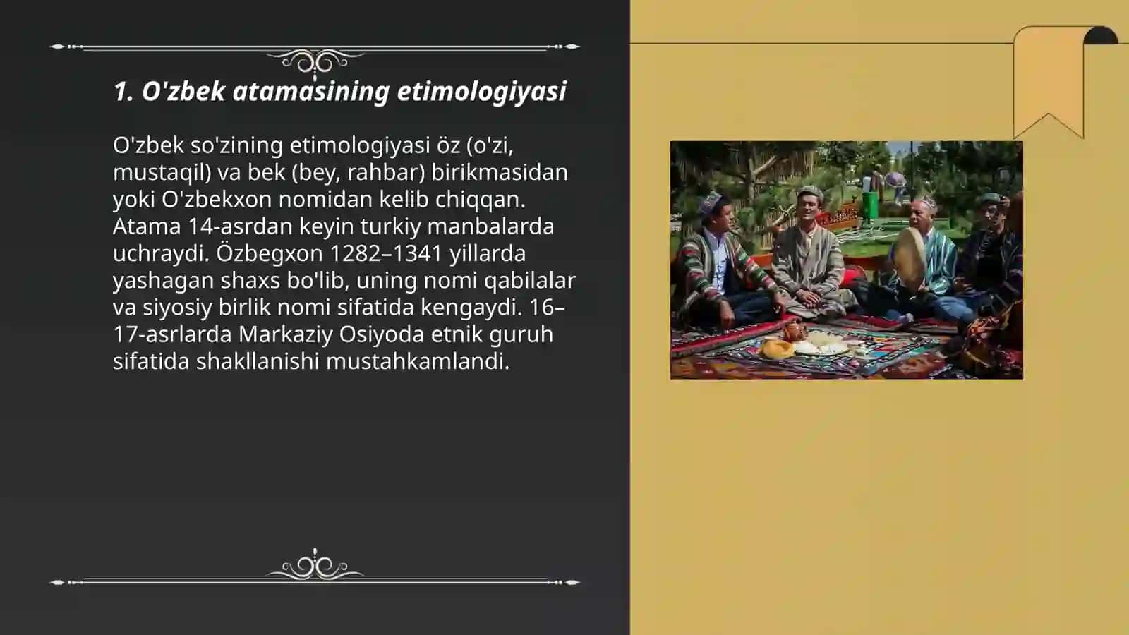 O'zbek atamasi va uning kelib chiqish tarixi 3