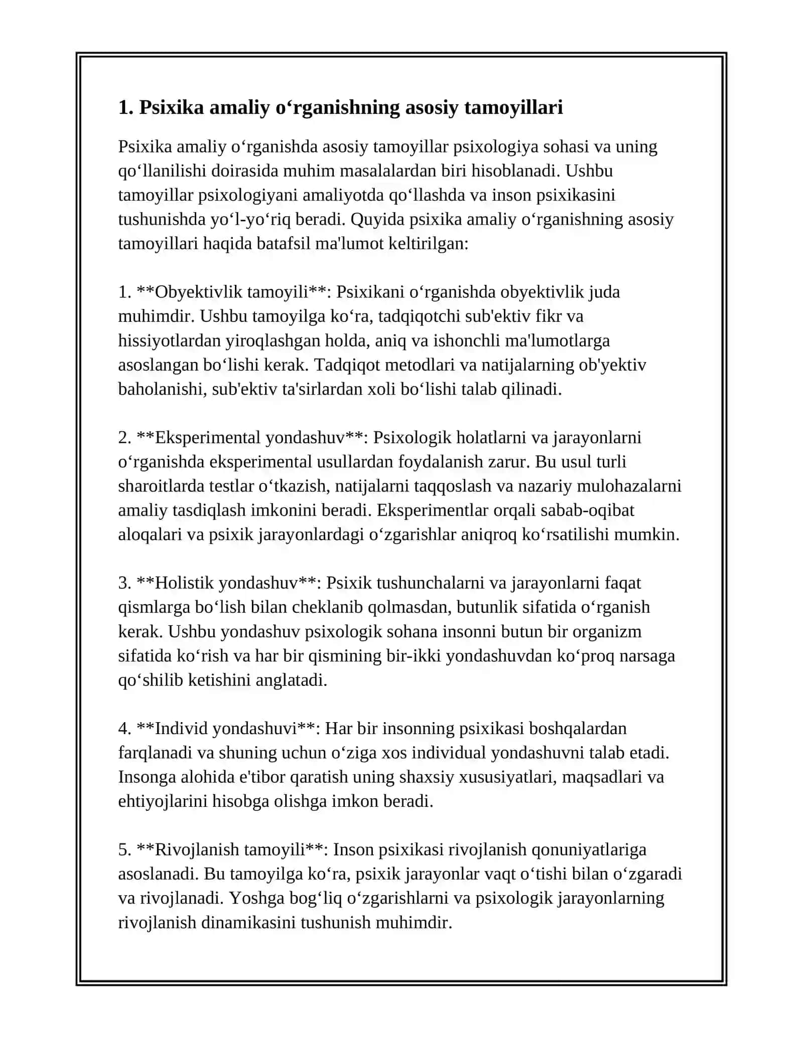 PSIXIKA AMALIY OʻRGANISH METODLARI 3
